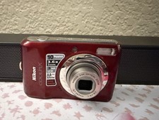Nikon COOLPIX L20 10.0MP Digital Camera - Deep Red - Tested