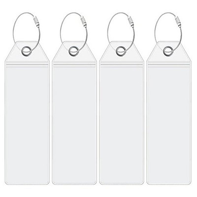  8 PCs Geschäftsreise -Tags für Taschenleichte Gepäck -Tags Anhänger