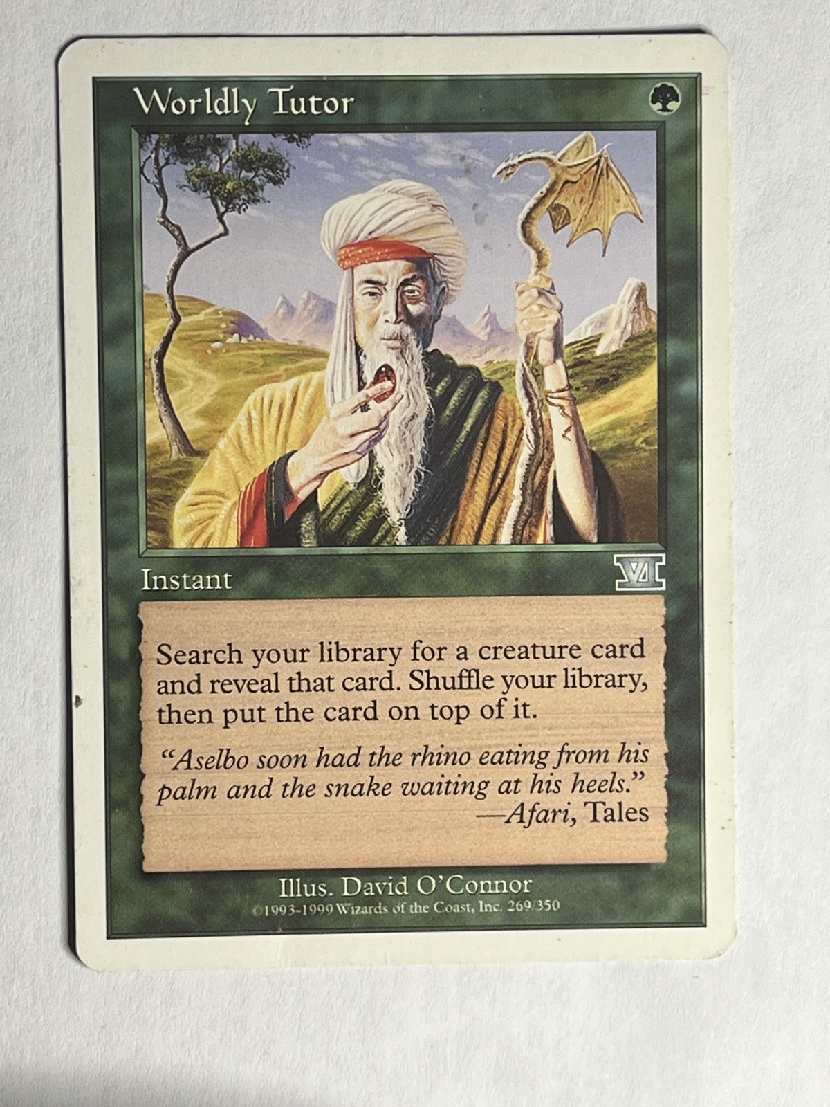 MTG - Worldly Tutor - 6th Edition - Reg En (LP)