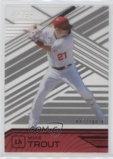 2021 Panini Chronicles Clear Vision Red 23/100 Mike Trout #1 08nc