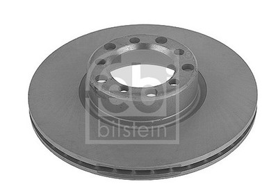 2x FEBI BILSTEIN Bremsscheibe 10680 für MERCEDES C126 KLASSE 380 SEC 126 043 500