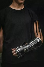 Medieval Bracers Blackened Arm Guard Fantasy Warrior Cosplay Costume gift item