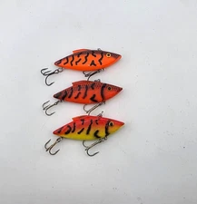 (3) Bill Lewis Rat-L-Trap 1/2 oz Lipless Crankbait Fishing Lure Lot of 3