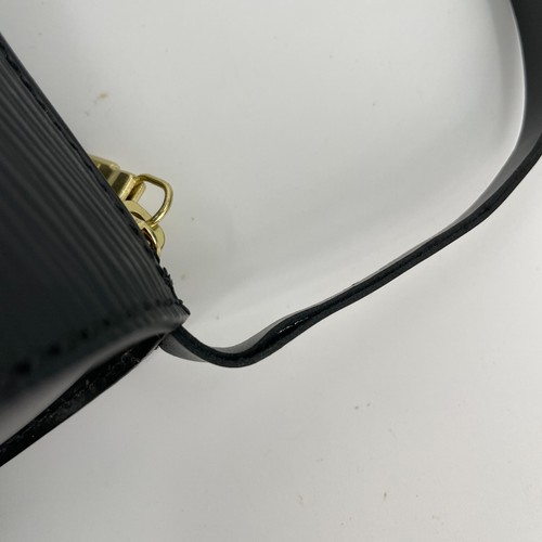 Auth LOUIS VUITTON Epi Noir Souflot M52222 Shoulder Bag Made in France KA131 - Picture 17 of 23