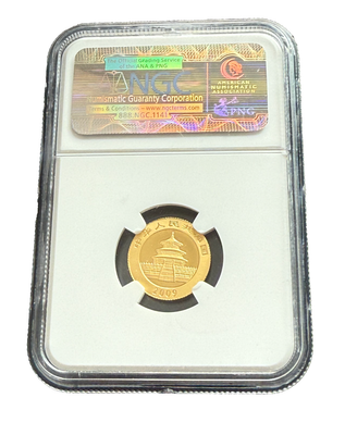 China 2009 Gold 1/10 oz 50 Yuan NGC MS69 Panda | eBay