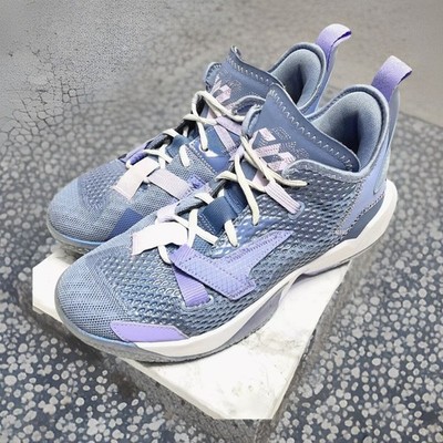 Nike Jordan Girls Size 7Y 7 Y WHY NOT ZER0.4 KB3 Shoes Easter Purple Sneakers