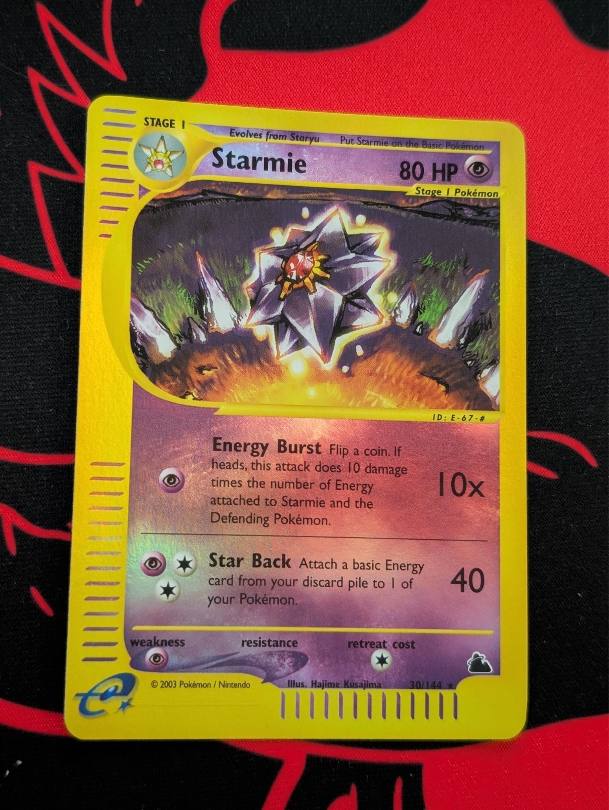 Starmie 30/144 Skyridge Reverse Holo - NM Near Mint