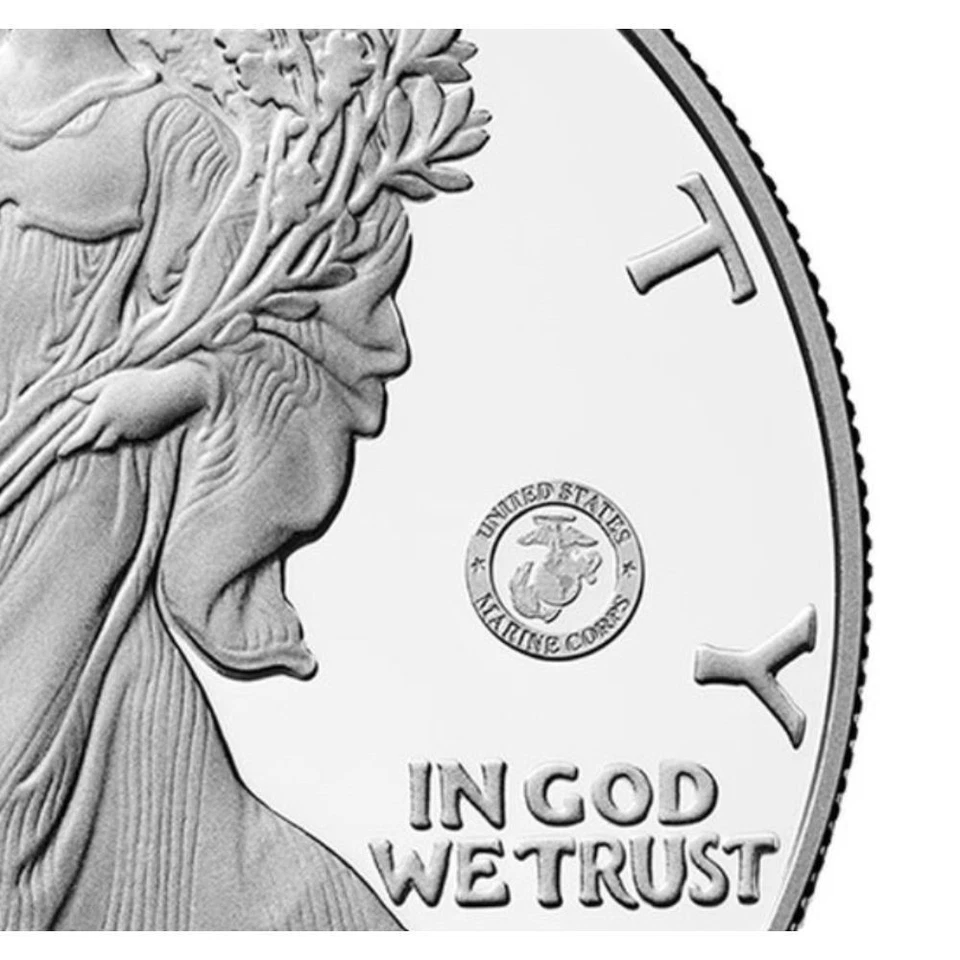 2025 P Silver Eagle Marine 250 aniversario privado NGC PF69 marrón preventa Foto 3 de 4