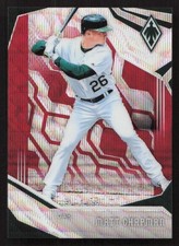 2019 Panini Chronicles Matt Chapman Phoenix Ruby Wave #/199 #18 Card