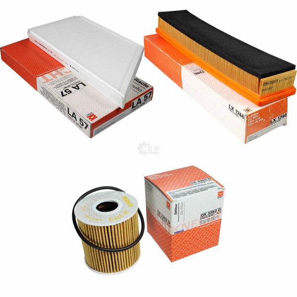 Mahle / Knecht Innenraumfilter LA 57 Luftfilter LX 1746 ÖLfilter OX 339/2D-image