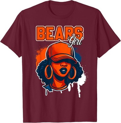 Bear Girl Black Women Sports Lover Athletic Melanin Unisex T-Shirt