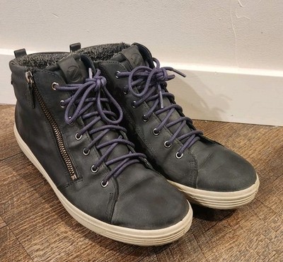 Ecco Soft 7 Gore-tex Waterproof High Top Insulated Sneakers Womens  US 12