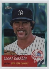 2022 Chrome Platinum Anniversary Aqua Lava Refractor Rich Gossage Goose HOF 0md