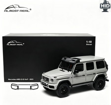 Almost Real 1/18 Mercedes-AMG G63 4x4^2 Squared Diecast Gray Model 2023 Ltd