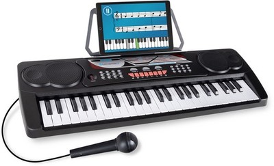 Digital 49 Tasten Einsteiger Keyboard E-Piano Klavier 16 Sounds 10 Rhythmen Mic
