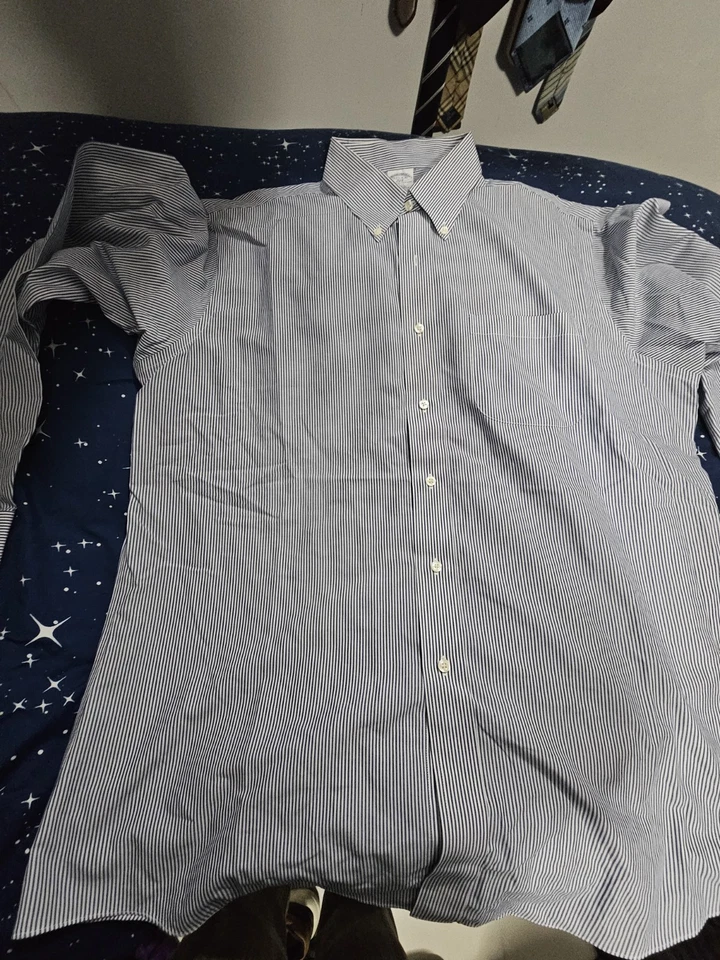 Camicia sartoriale uomo Brooks Brothers taglia 17,5/45 - Immagine 2 di 4
