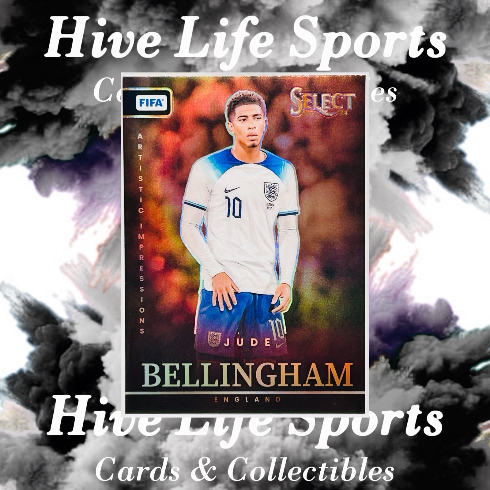 Jude Bellingham 2023-24 Panini Select FIFA Artistic Impressions SP #4 England