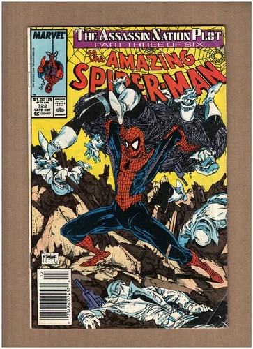 Amazing Spider-Man #322 NEWSSTAND Marvel Comics 1989 Todd McFarlane GD/VG 3.0