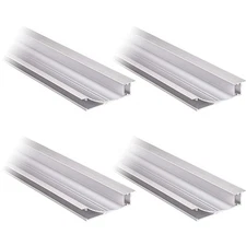 4-Pack 3.3ft Wall Mount LED Channel Aluminum Profile for Led Strip Light