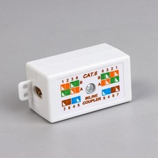 1Pcs RJ45 Junction Box Inline Punchdown Krone Coupler Joiner For Cat6/Cat5E