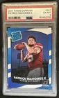 2017 Panini Donruss Patrick Mahomes II RC Rated #327 Chiefs PSA 6 Rookie