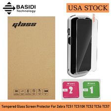 6-PACK Tempered Glass Screen Protector for Zebra TC51 TC510K TC52 TC56 TC57