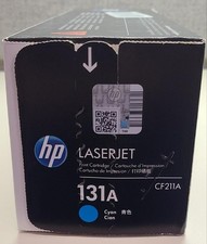HP Genuine New Sealed 131A CF211A Cyan Blue Toner Cartridge