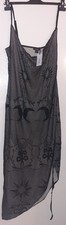 Nasty Gal black dress with snakes, palms, moon, suns New with tags size 14