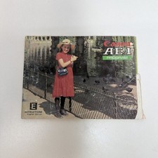 VINTAGE CANON AE-1 PROGRAM CAMERA OWNER INSTRUCTION MANUAL GUIDE BOOKLET