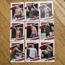 2022 Panini Donruss UFC Lot of 9 Cards