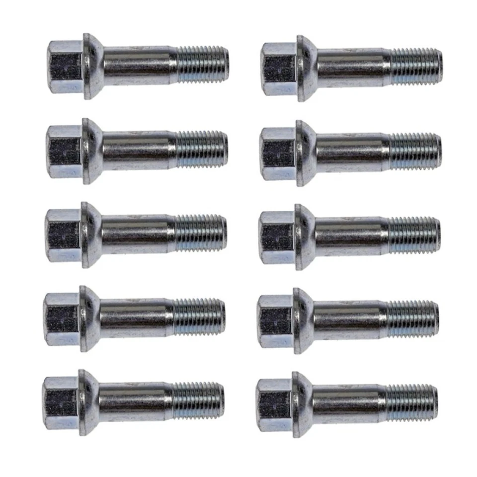 Parafuso de roda para Mercedes-Benz S500L/G550 4x4/GLC250 2017 2018 | Aço prata - Imagem 2 de 4