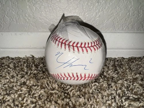 Nico Hoerner Signed Baseball Beckett Authenticates MLB Chicago Cubs