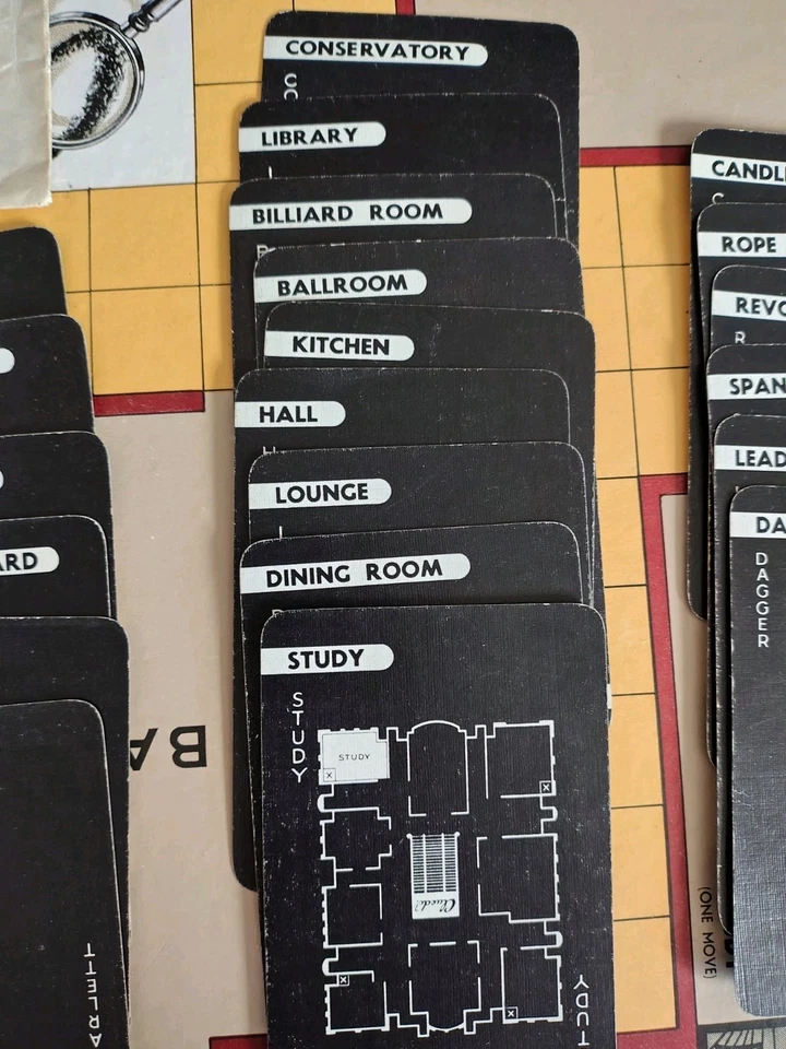 Vintage Waddingtons CLUEDO Board Game, Rare Small Box 2nd Edition 1949 - Image 4 of 4