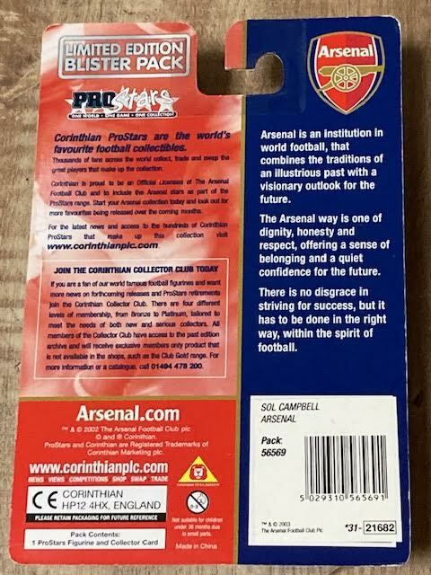 198★サッカー★sol campbell★prostars★フィギュア 198☆サッカー☆sol campbell☆prostars☆フィギュア フィギュア