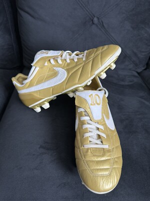 Nike Tiempo Air Legend Gold Ronaldinho Football Boots R10 | eBay