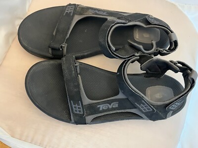 Teva Minam Black Sport Hiking Sandals 4289 Men display picture 3
