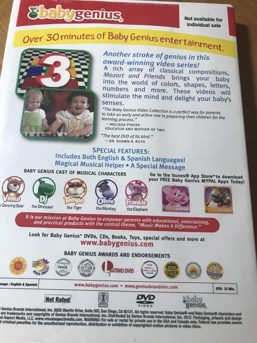 その他 Baby 3-Pack: Favorite Children&#39;s Songs / Mozart [DVD] Baby Einstein 