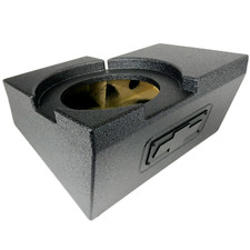 Silverado Sierra 19-24 Crew Cab Subwoofer Box Enclosure Single Woofer 1x10"