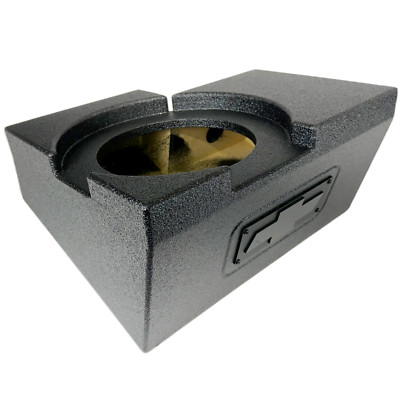 Silverado Sierra 19-25 Crew Cab Subwoofer Box Enclosure Single Woofer 1x10''