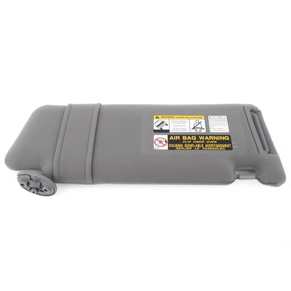 Med Gray Driver Side Sun Visor For Toyota Tacoma 2005-2015 w/Mirror 7432004101B0 - Imagem 2 de 4