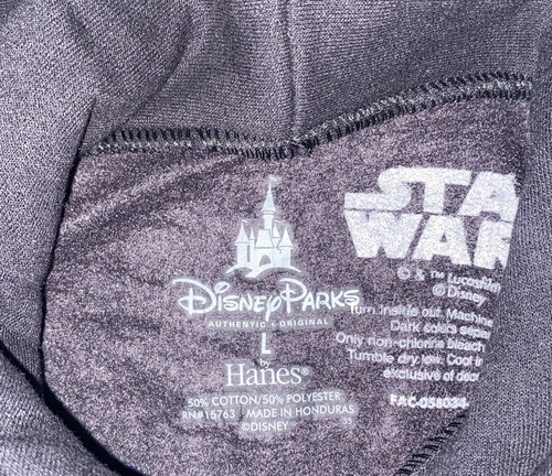 Disney Parks Star Wars Boys Hoodie First Order Power Of The Dark Side Size L - Picture 4 of 4