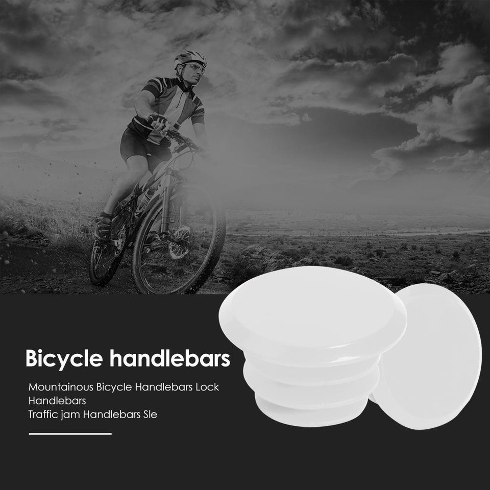 2pcs End Stoppers Bicycle Handlebar Plug Plastic Mountain Road Bike