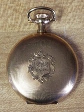 1917 Waltham Pocket Watch Grade-No. 161 Model-1900 0s 7j - Works Crystal Broken