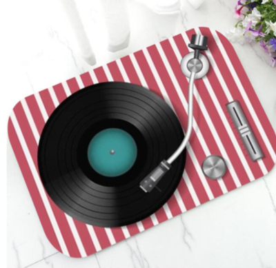Tapis De Disque Vinyle LP 12 Pouces En Liège - Antidérapant, Antichoc, Améliore La Qualité Sonore