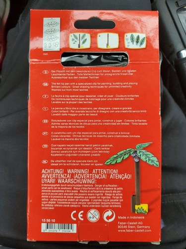 Paquete de 10 bolígrafos conectores Faber Castell bolígrafos y marcadores artísticos multicolores - Imagen 3 de 3