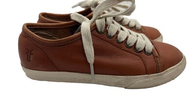 Frye (Sz 12 Youth) Chambers Brown Leather Lace up Low  display picture 3