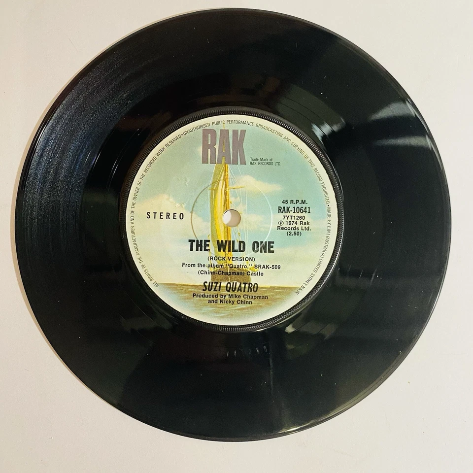 Vinilo único Suzi Quatro The Sweet Ted Mulrey Gang 7" franqueo gratuito Foto 3 de 4