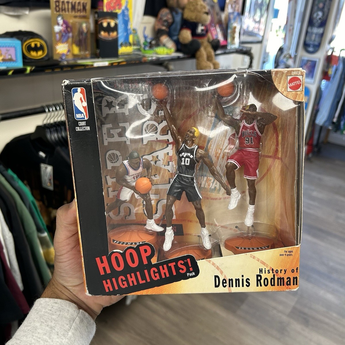 スポーツ 90s Dennis Rodman figure Vintage 1990s Headliners Dennis Rodman Figure, Sealed, by