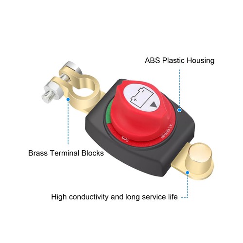 High Performance Battery Switch Replacement DC 12-48V 275A Wide Compatibility - Picture 8 of 12
