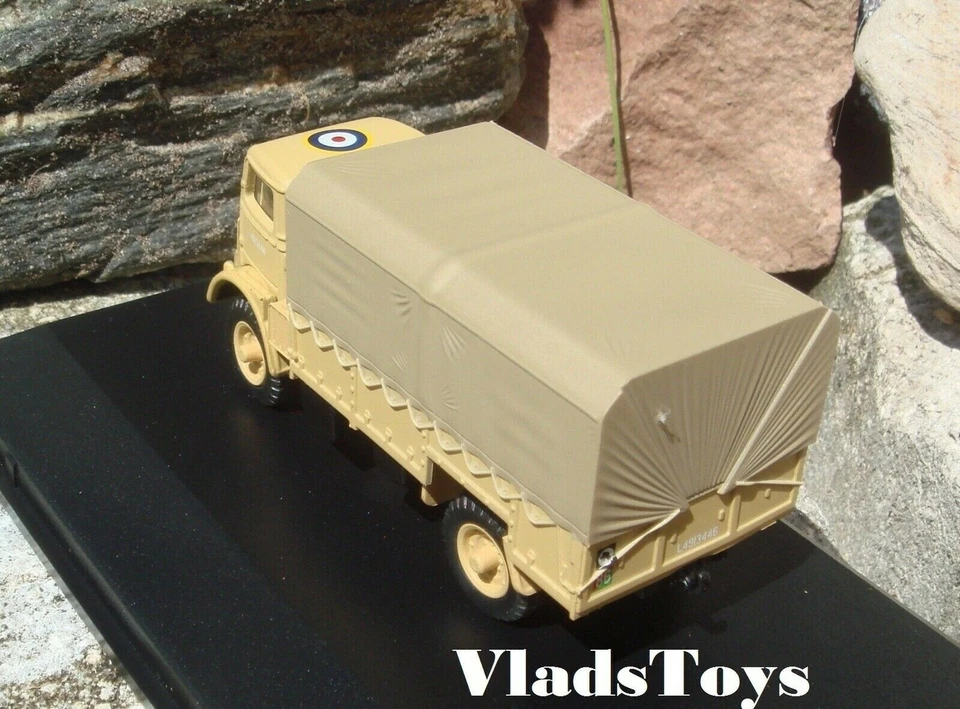 Oxford Military 1/76 Bedford QLD Cargo Truck British Army RASC, 1942 76QLD004 - Image 4 of 4